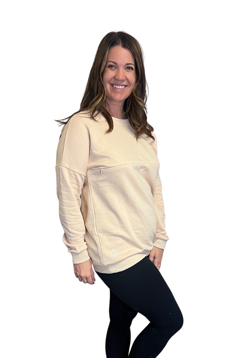 ZippyMama Breastfeeding Sweatshirt