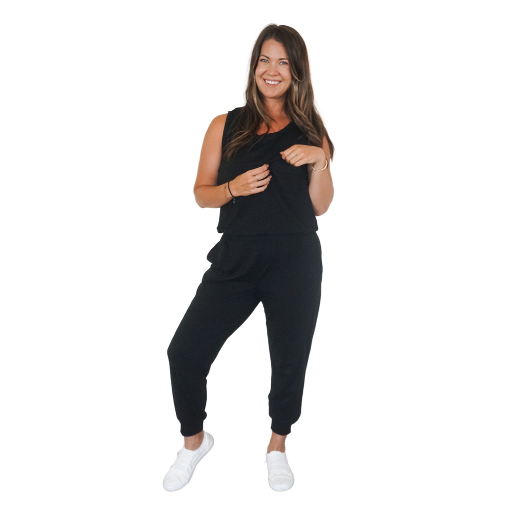 Nursing Athletic Jumpsuit – ZippyMama